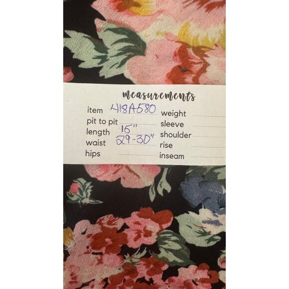 ZARA Medium Floral Skirt Black Floral Multicolor Tie At Waist - Picture 5 of 11